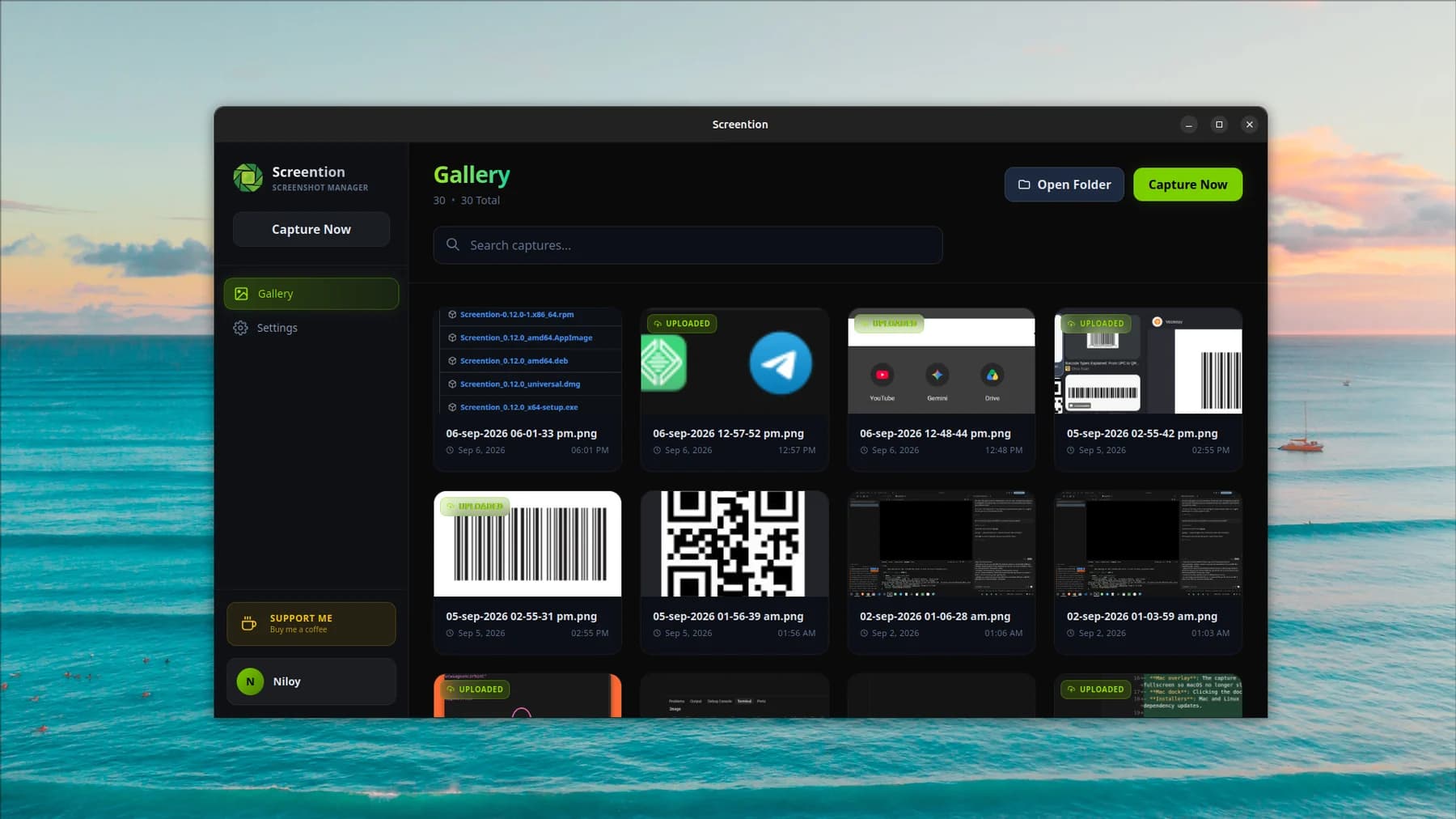 Screention screenshot